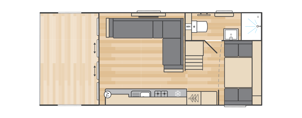 Now available with enclosed, private balcony